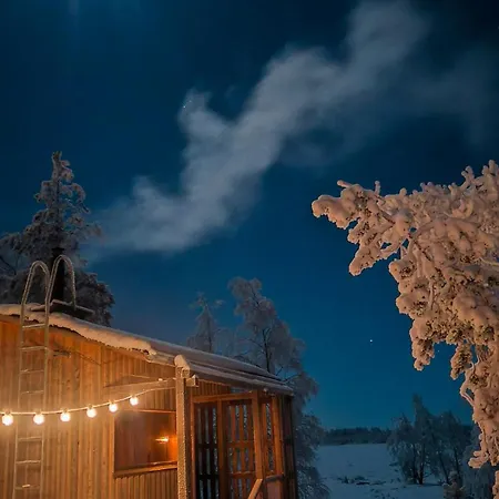 בקתה Pauha - Auroras And Sauna At The Seaside Cabin, Near Rovaniemi